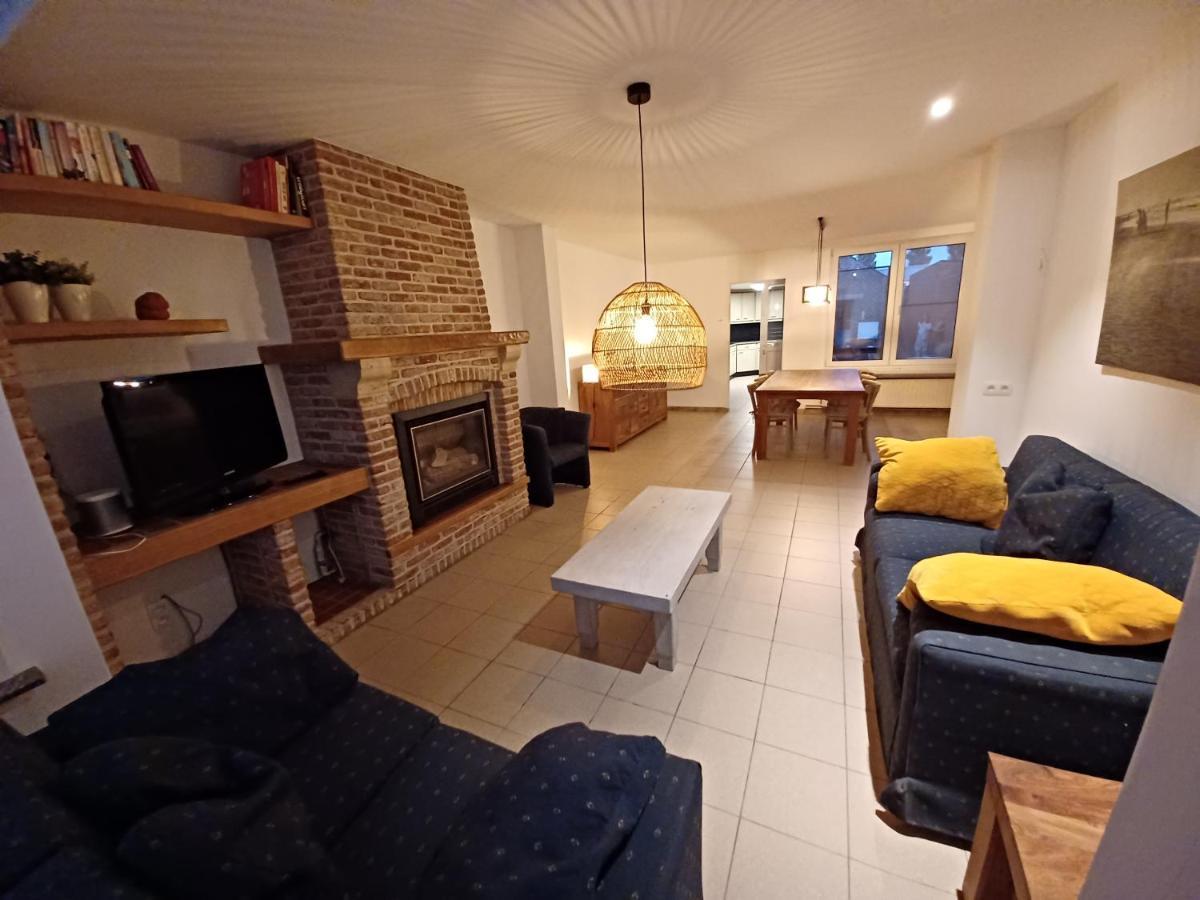Toffe Woning Dichtbij Zee, Bos En Natuur De Panne Luaran gambar
